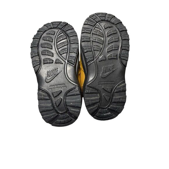 Nike Manoa LTR Toddler 4C High Top Hiking Boot Lace Up Wheat Black BQ5374-700 - Picture 5 of 8